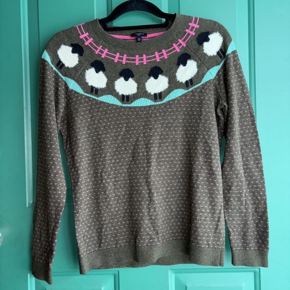 Talbots small petite adorable sheep sweater so soft! - Picture 1 of 10